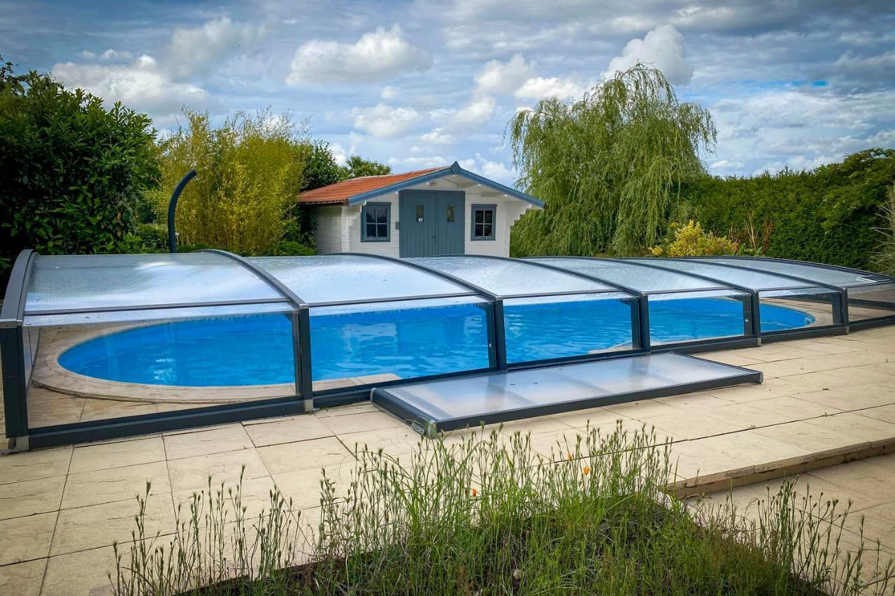 Laval-sur-Vologne Villa 200M2 Avec Piscine Chauffee & Spa & Sauna & Kota-Grill מראה חיצוני תמונה
