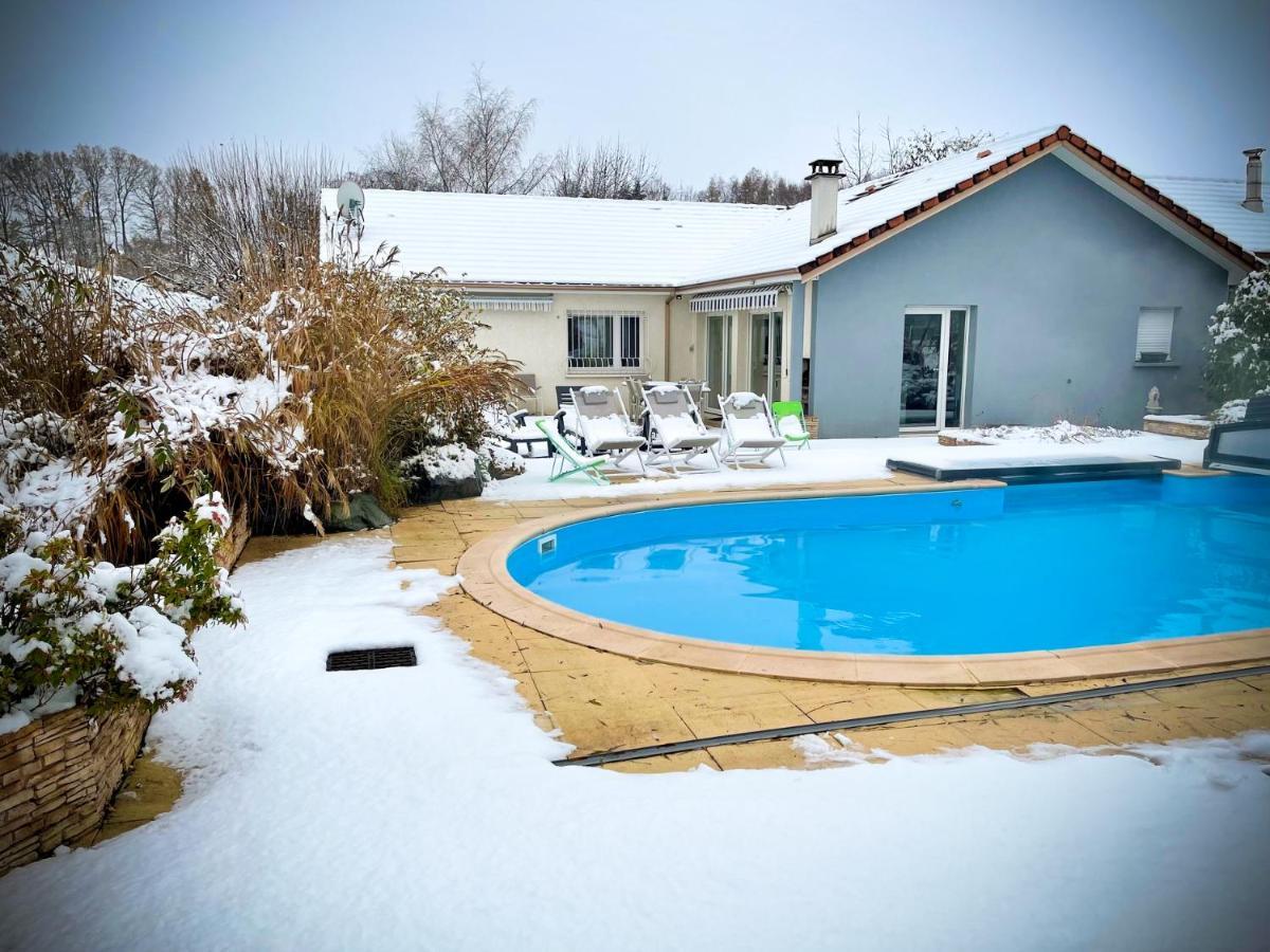 Laval-sur-Vologne Villa 200M2 Avec Piscine Chauffee & Spa & Sauna & Kota-Grill מראה חיצוני תמונה